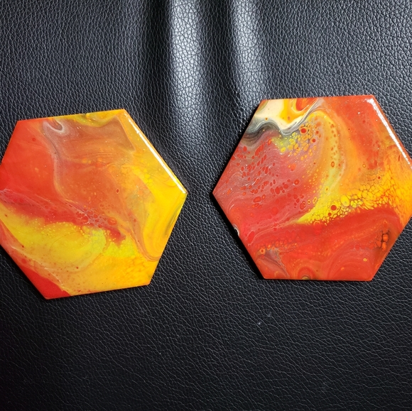 Ceramic coasters - Picture 4 of 9